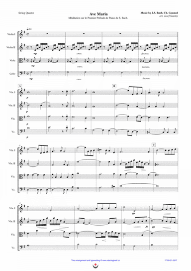 Ave Maria (Bach/Gounod) (arr. Josef STASTNY)
