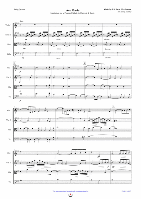 Ave Maria (Bach/Gounod) (arr. Josef STASTNY)