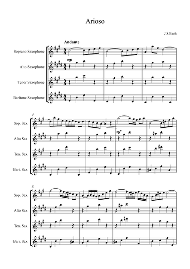 Arioso (arr. Alex Nunes Rodrigues)