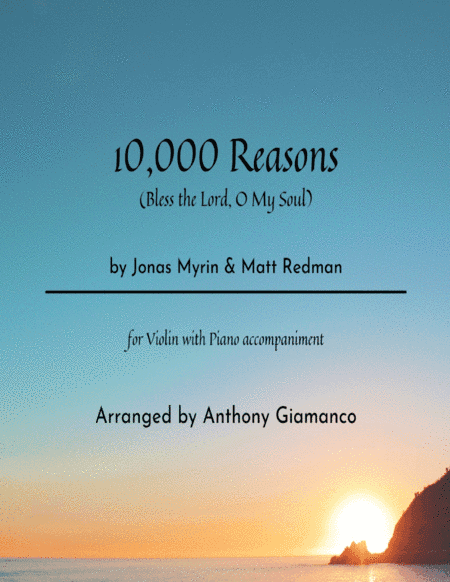 10,000 Reasons (bless The Lord) (arr. Anthony Giamanco)