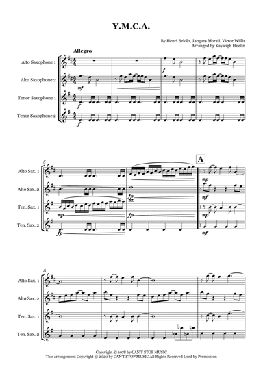 Y.m.c.a. (arr. Kayleigh Huelin)