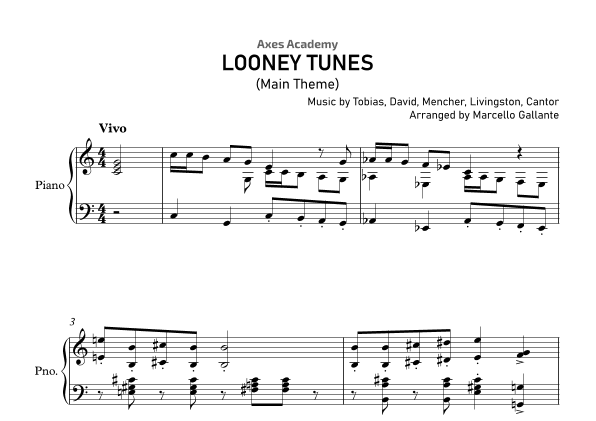 Looney Tunes Overture (arr. Marcello Gallante)