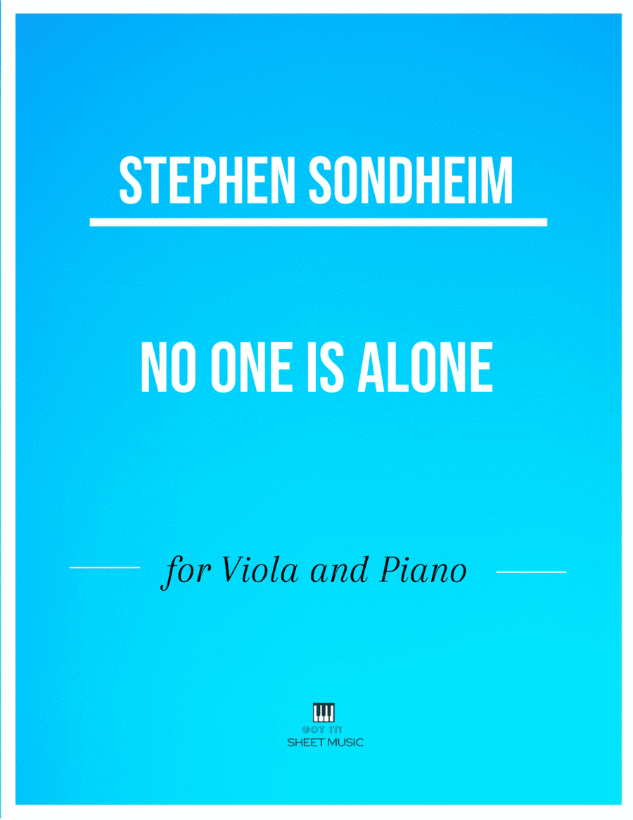 No One Is Alone (arr. André Laitano)