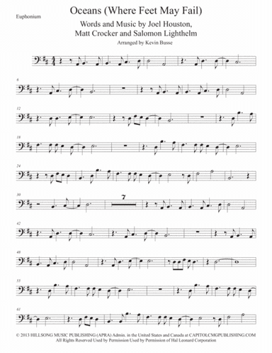 Oceans (Where Feet May Fail) (arr. Kevin Busse)