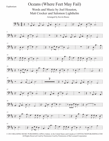 Oceans (Where Feet May Fail) (arr. Kevin Busse)