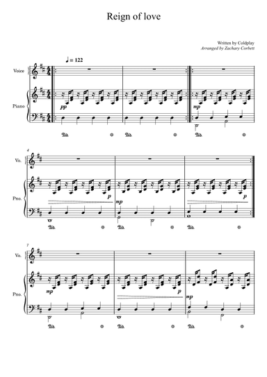 Reign Of Love (arr. Zachary Corbett)