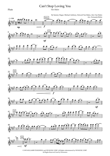 Can't Stop Loving You (arr. Fernando Britto)