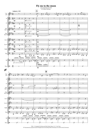 Fly Me To The Moon (in Other Words) (arr. Mariia Yaremak)