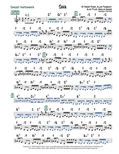 Java (arr. Rob Ames)