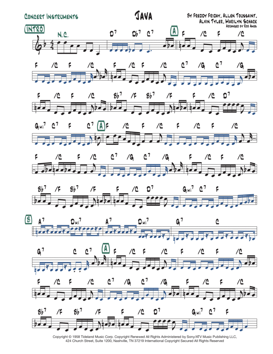 Java (arr. Rob Ames)