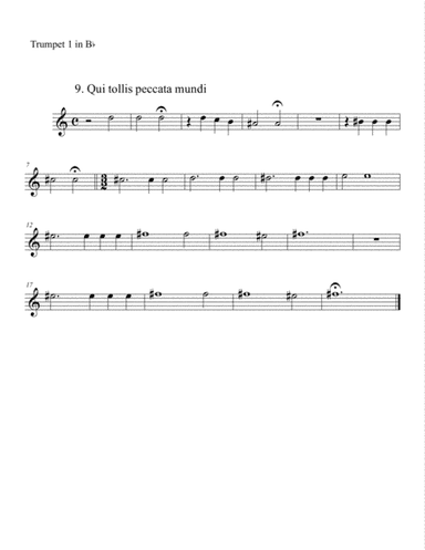 A. Vivaldi - "Qui tollis peccata mundi", IX mvt. from "Gloria in D major", RV 589, arr. for Brass Qu (arr. Xlomeg)