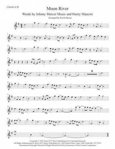 Moon River (arr. Kevin Busse)