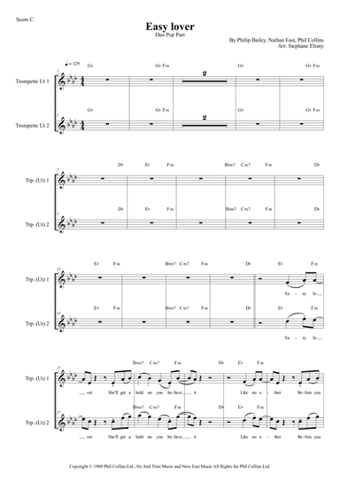 Easy Lover (arr. Stephane ELSINY)