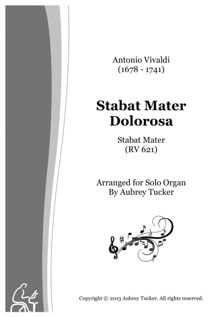 Organ: Stabat Mater Dolorosa (RV 621) - Antonio Vivaldi (arr. Aubrey Tucker)