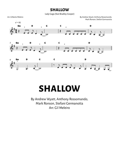 Shallow (arr. Gil Meleiro)