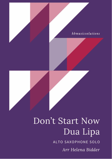 Don't Start Now (arr. Helena Bidder/hbmusicsolutions)