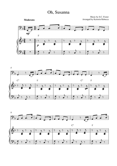 Oh, Susanna (arr. Kaiserin Rebecca)