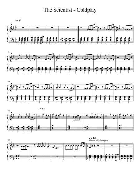 The Scientist (arr. Leonardo J. Rosa)
