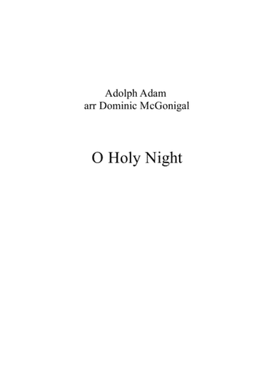 O Holy Night (SSAATBarB) (arr. Dominic McGonigal)