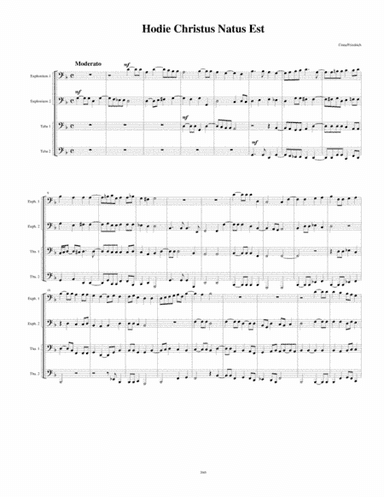 Hodie Christus Natus Est (arr. Kenneth D. Friedrich)
