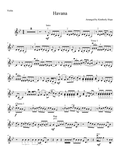 Havana (arr. Kimberly Hope)