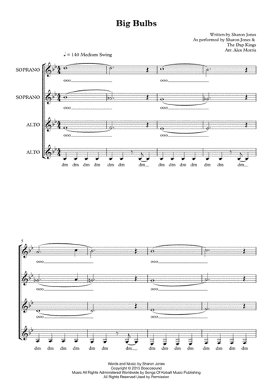 Big Bulbs (arr. Alex Morris)