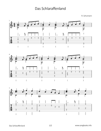 Das Schlaraffenland (arr. Bettina Schipp)