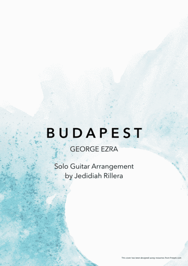 Budapest (arr. Jedidiah Rillera)