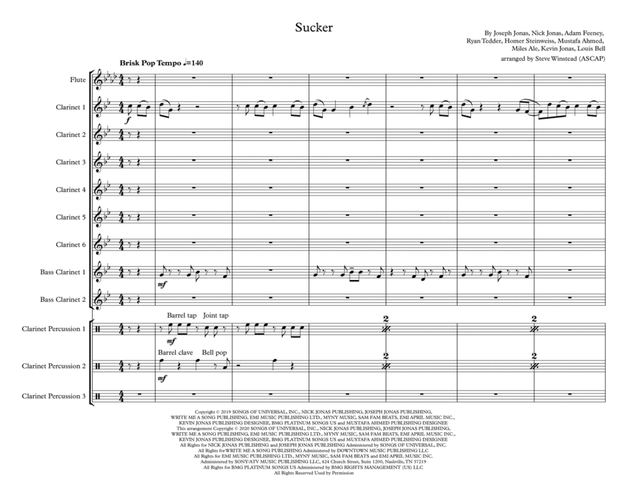 Sucker (arr. Steve Winstead)