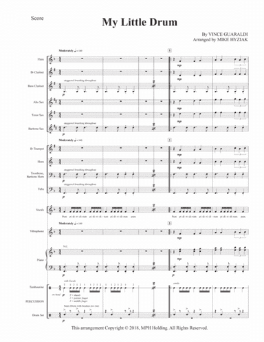 My Little Drum from A CHARLIE BROWN CHRISTMAS (arr. Mike Hyziak)