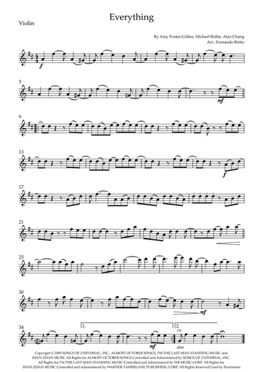 Everything (arr. Fernando Britto)