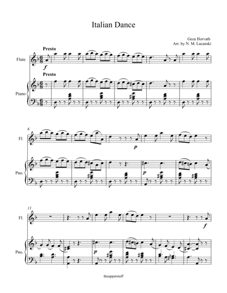Italian Dance (arr. Nick Lacanski)