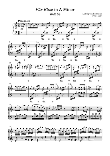 Fur Elise (arr. Henrique Gil)