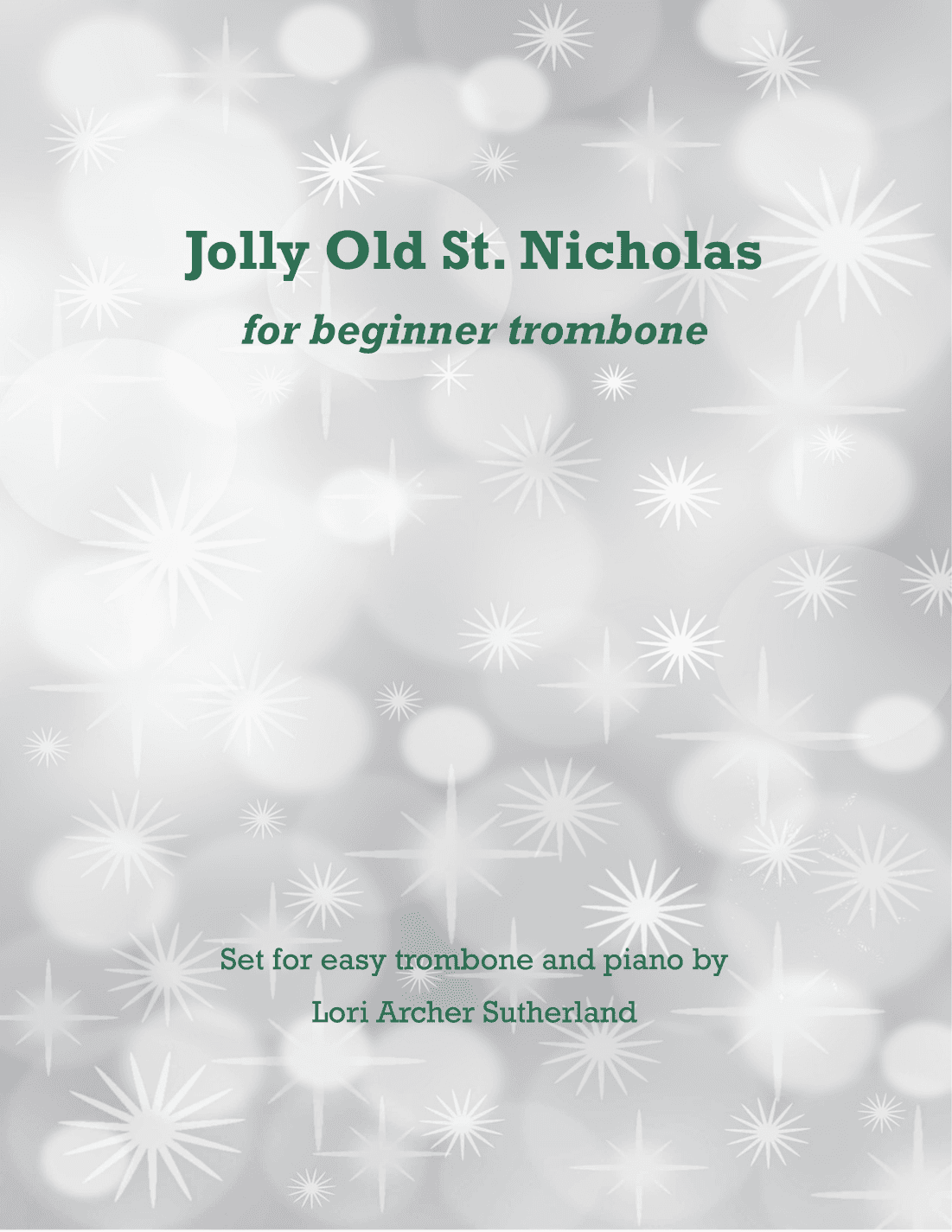 Jolly Old St. Nicholas (arr. Lori Archer Sutherland)