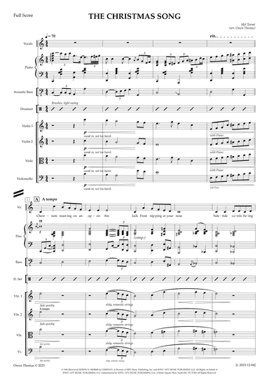 The Christmas Song (chestnuts Roasting On An Open Fire) (arr. Owen Thomas)