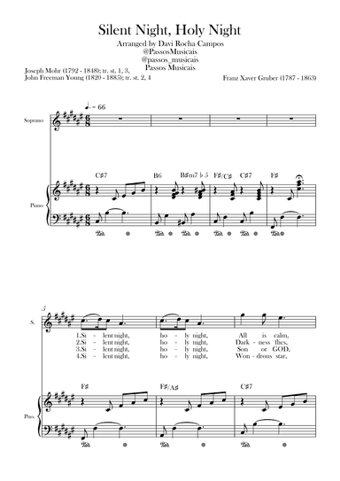 Silent Night, Holy Night (arr. Davi Rocha Campos)