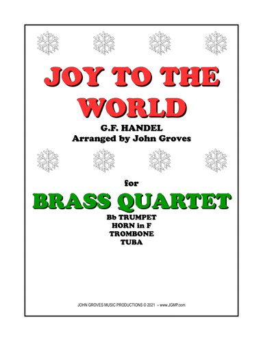 Joy To The World - Brass Quartet (arr. John Groves)