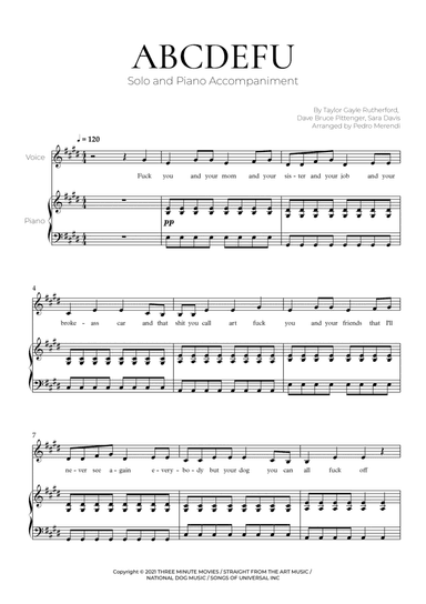 Abcdefu (arr. Pedro Merendi)