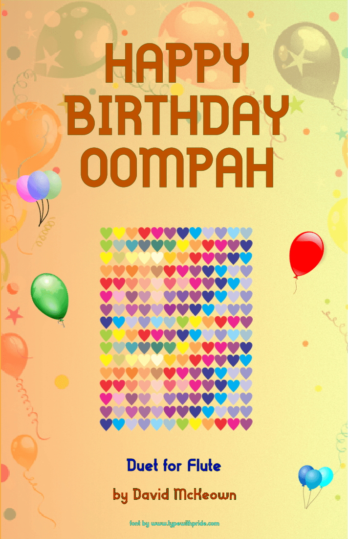 Happy Birthday Oompah, for Flute Duet (arr. David McKeown)