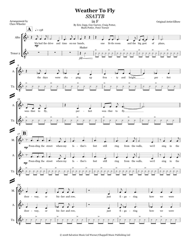 Weather To Fly (arr. Clare Wheeler)