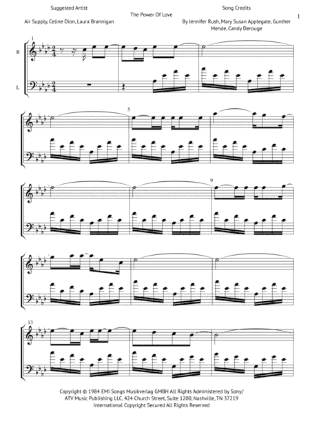 The Power Of Love (arr. Piano Go Life)