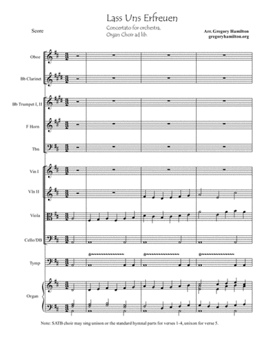 Lasst Uns Erfreuen - Hymn Concertato - Ye Watchers and Ye Holy Ones