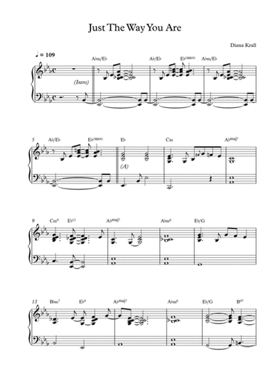 Just The Way You Are (arr. Pineapplechord)