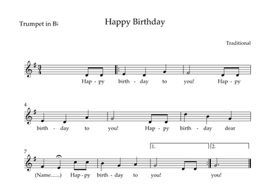 Happy Birthday (arr. Wesley S. SIlva)