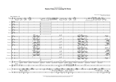 Santa Claus Is Comin' To Town (arr. Daryl McKenzie)