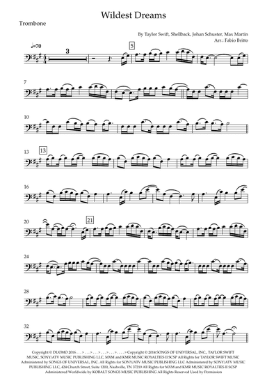 Wildest Dreams (arr. Fabio Britto)