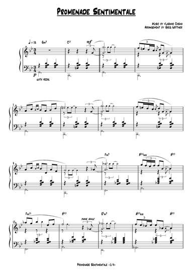 Promenade Sentimentale (arr. Greg Wittner)