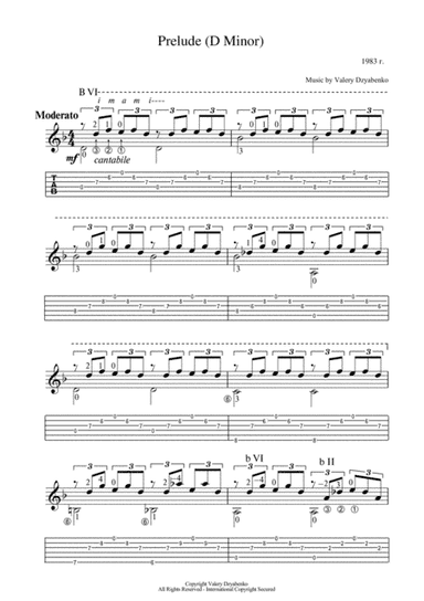 Prelude (D Minor). Relaxing music.