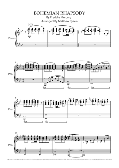 Bohemian Rhapsody (arr. Matthew pyeon)