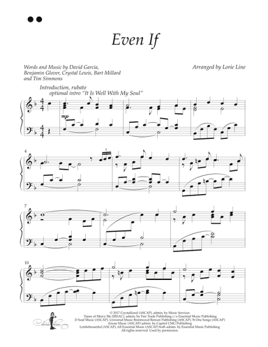 Even If (arr. Lorie Line)